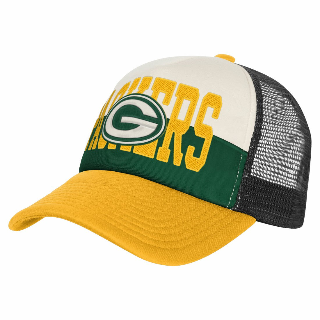 Youth Modern Fan Trucker Adjustable Hat - Green Bay Packers Hats