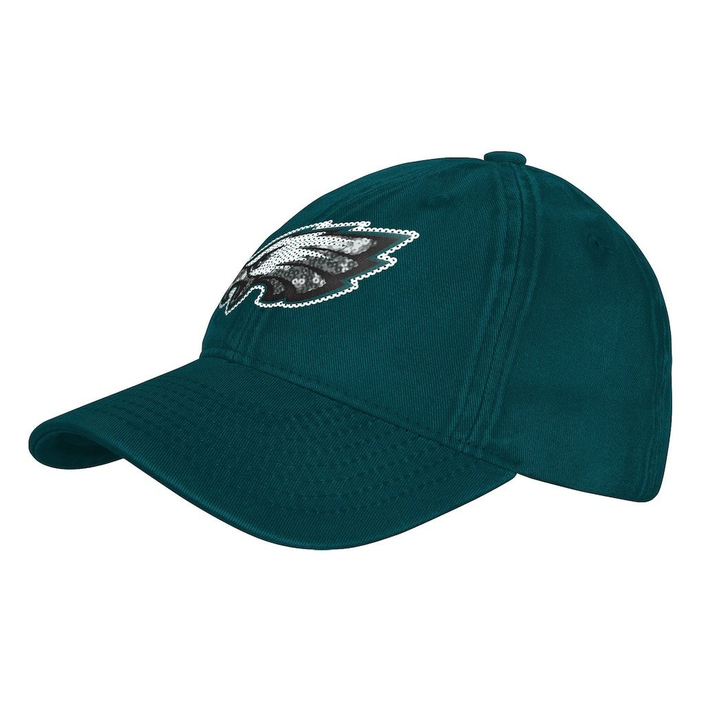 Outerstuff Girls Youth Gridiron Adjustable Hat - Philadelphia Eagles Hats