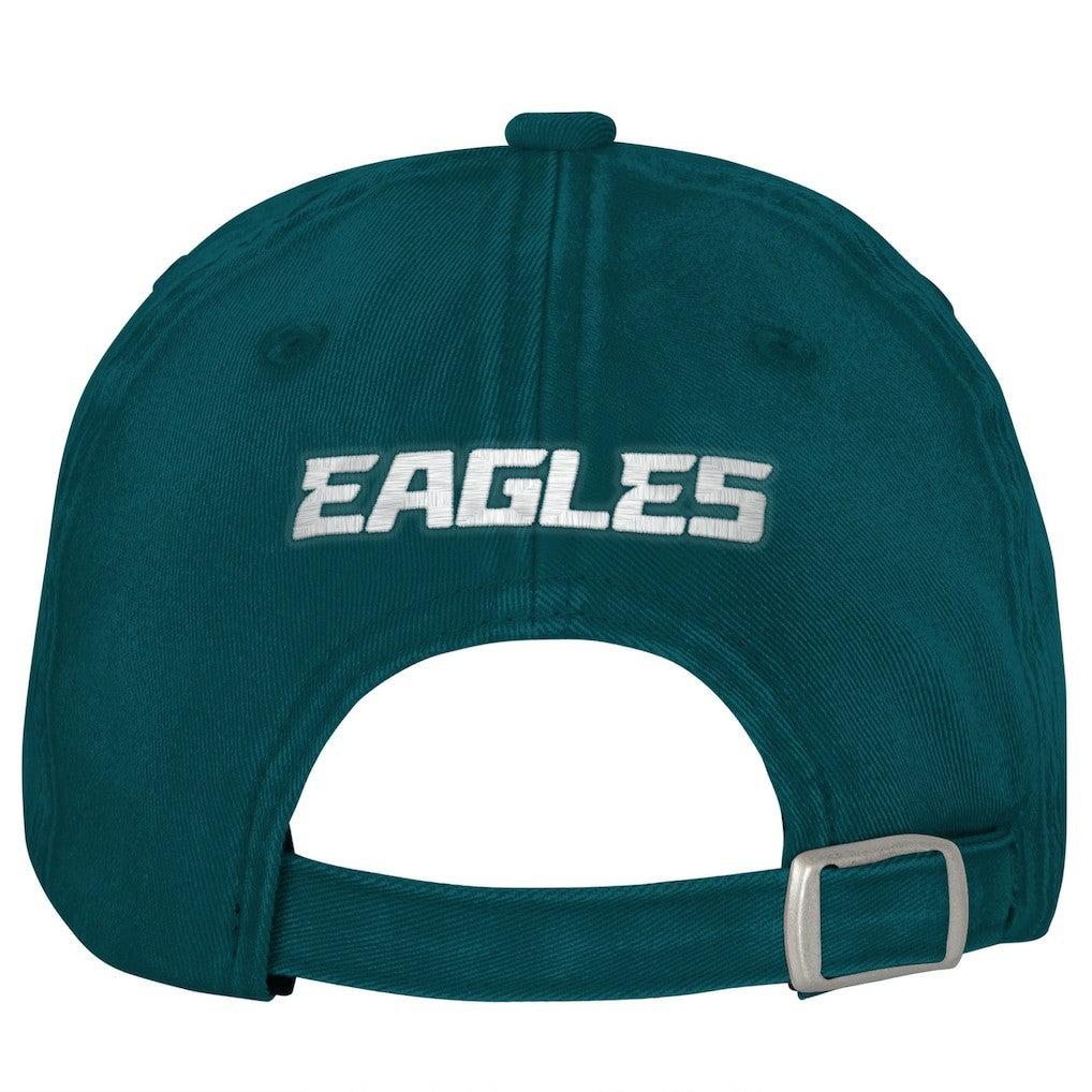 Outerstuff Girls Youth Gridiron Adjustable Hat - Philadelphia Eagles Hats