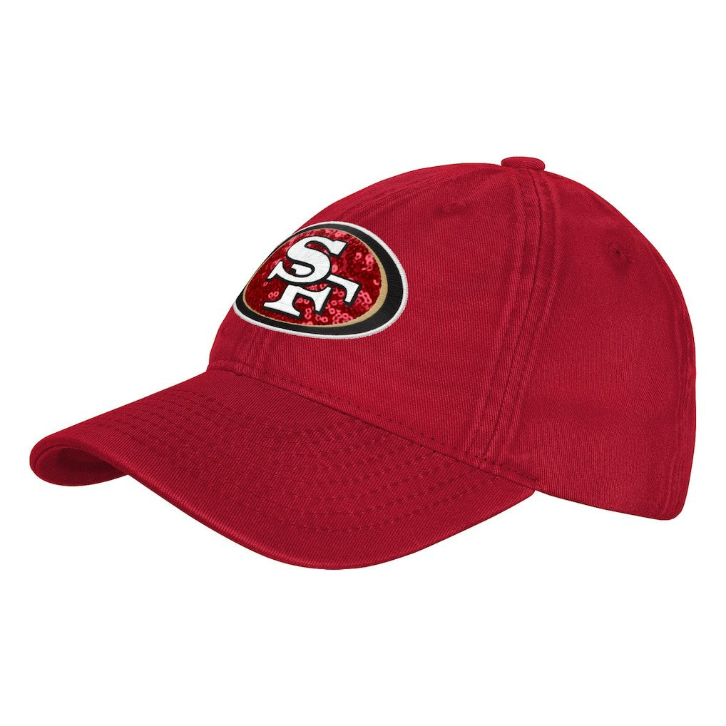 Outerstuff Girls Youth Gridiron Adjustable Hat - San Francisco 49ers Hats