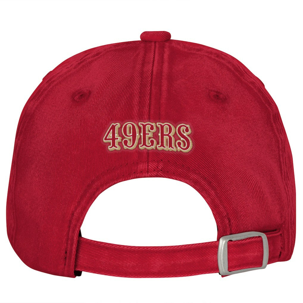 Outerstuff Girls Youth Gridiron Adjustable Hat - San Francisco 49ers Hats