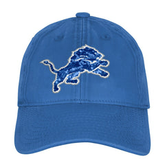 Outerstuff Girls Youth Gridiron Adjustable Hat - Detroit Lions Hats