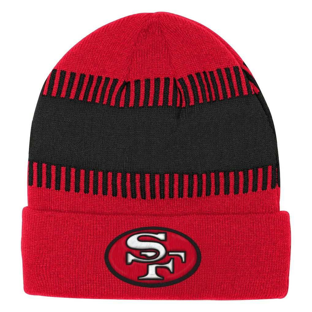 Outerstuff Bright Lights Cuffed Knit Hat - San Francisco 49ers Hats
