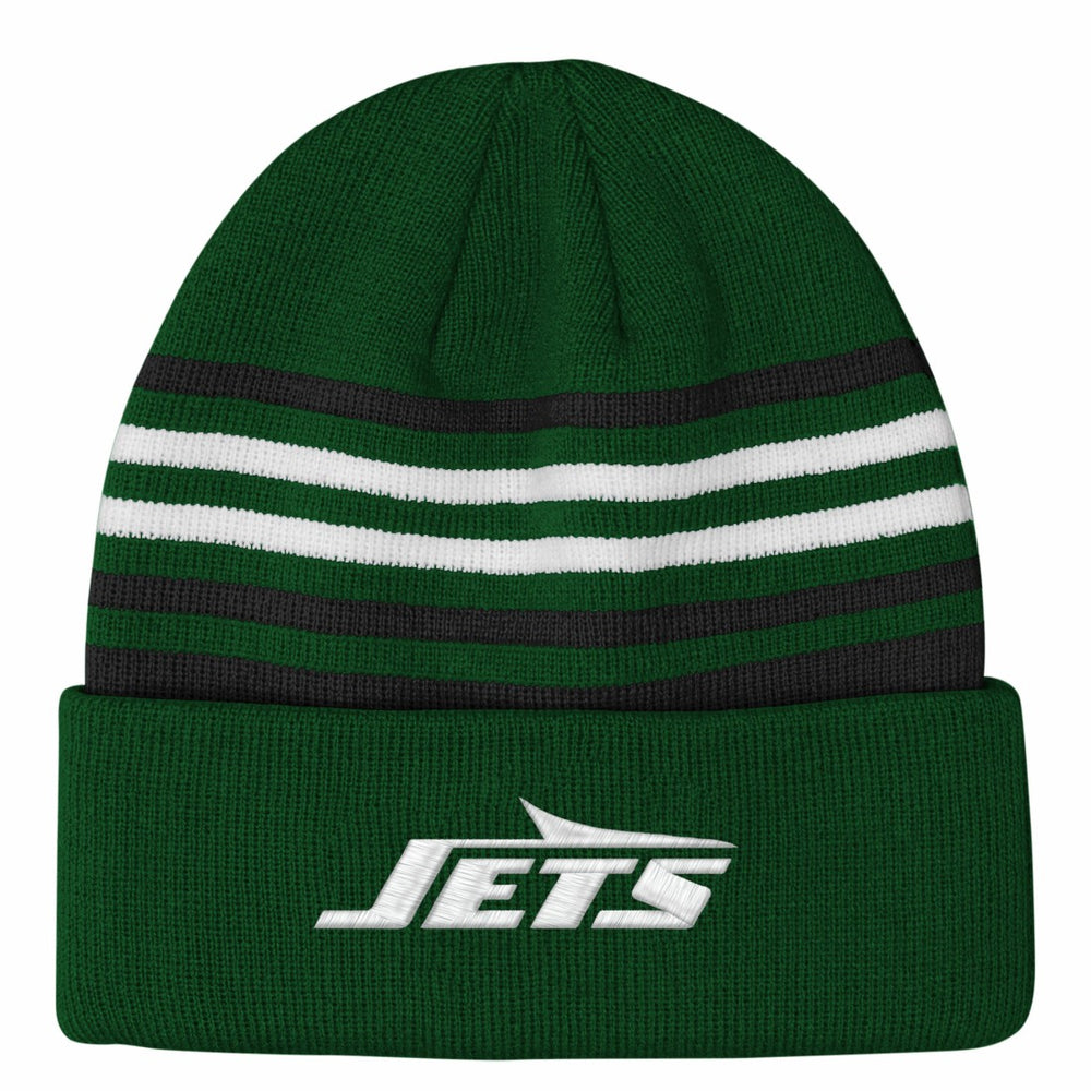 Outerstuff Essentials Cuffed Knit Hat - New York Jets Hats