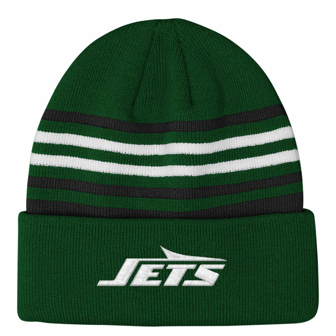 Outerstuff Essentials Cuffed Knit Hat - New York Jets Hats