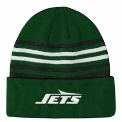 Outerstuff Essentials Cuffed Knit Hat - New York Jets Hats
