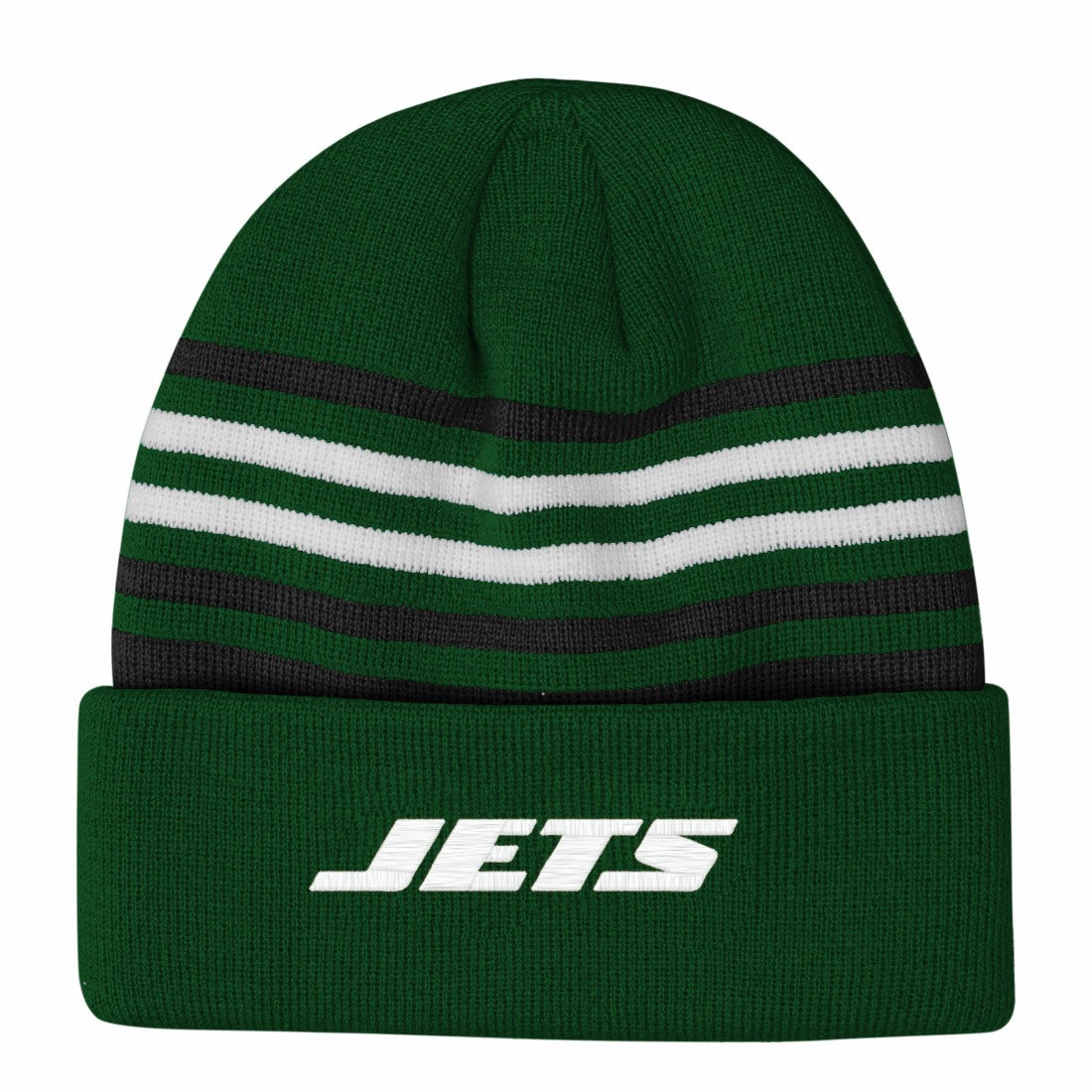 Outerstuff Essentials Cuffed Knit Hat - New York Jets Hats