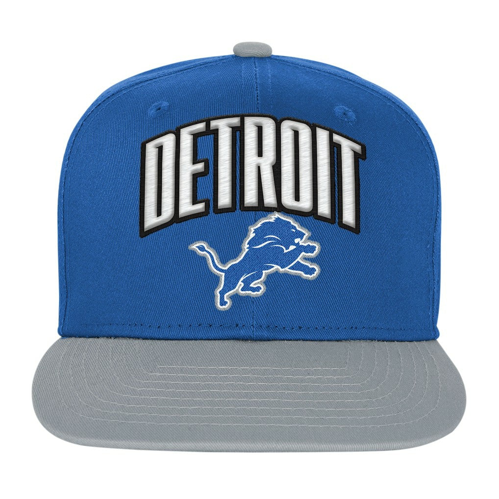 Outerstuff Preschool Essentials Snapback Hat - Detroit Lions Hats