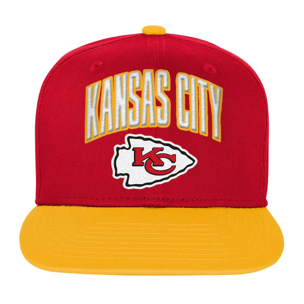 Outerstuff Preschool Essentials Snapback Hat - Kansas City Chiefs Hats