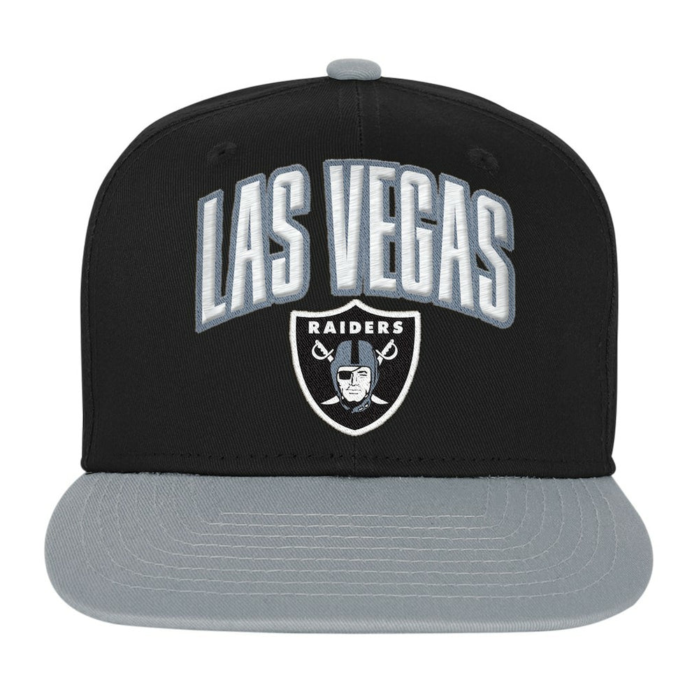 Outerstuff Preschool Essentials Snapback Hat - Las Vegas Raiders Hats