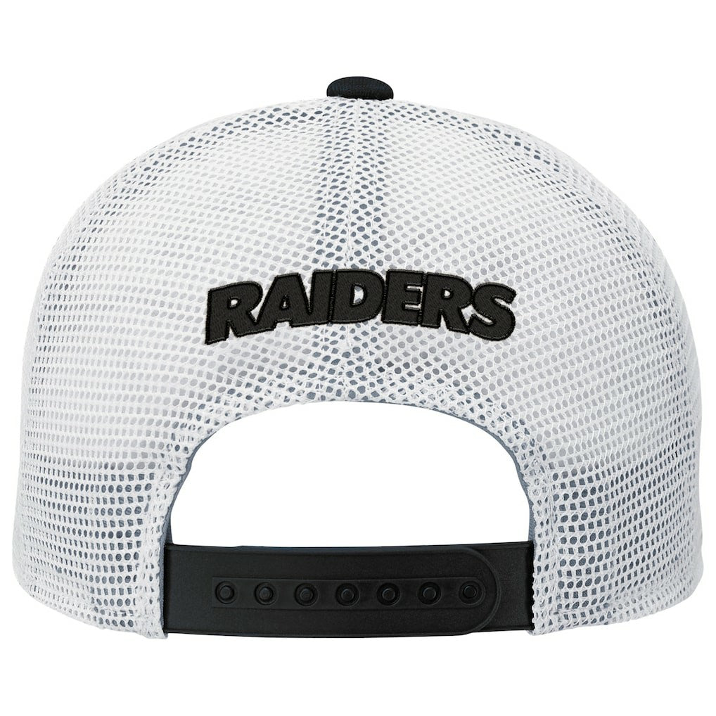 Outerstuff Youth Core Lockup Trucker Adjustable Hat - Las Vegas Raiders Hats