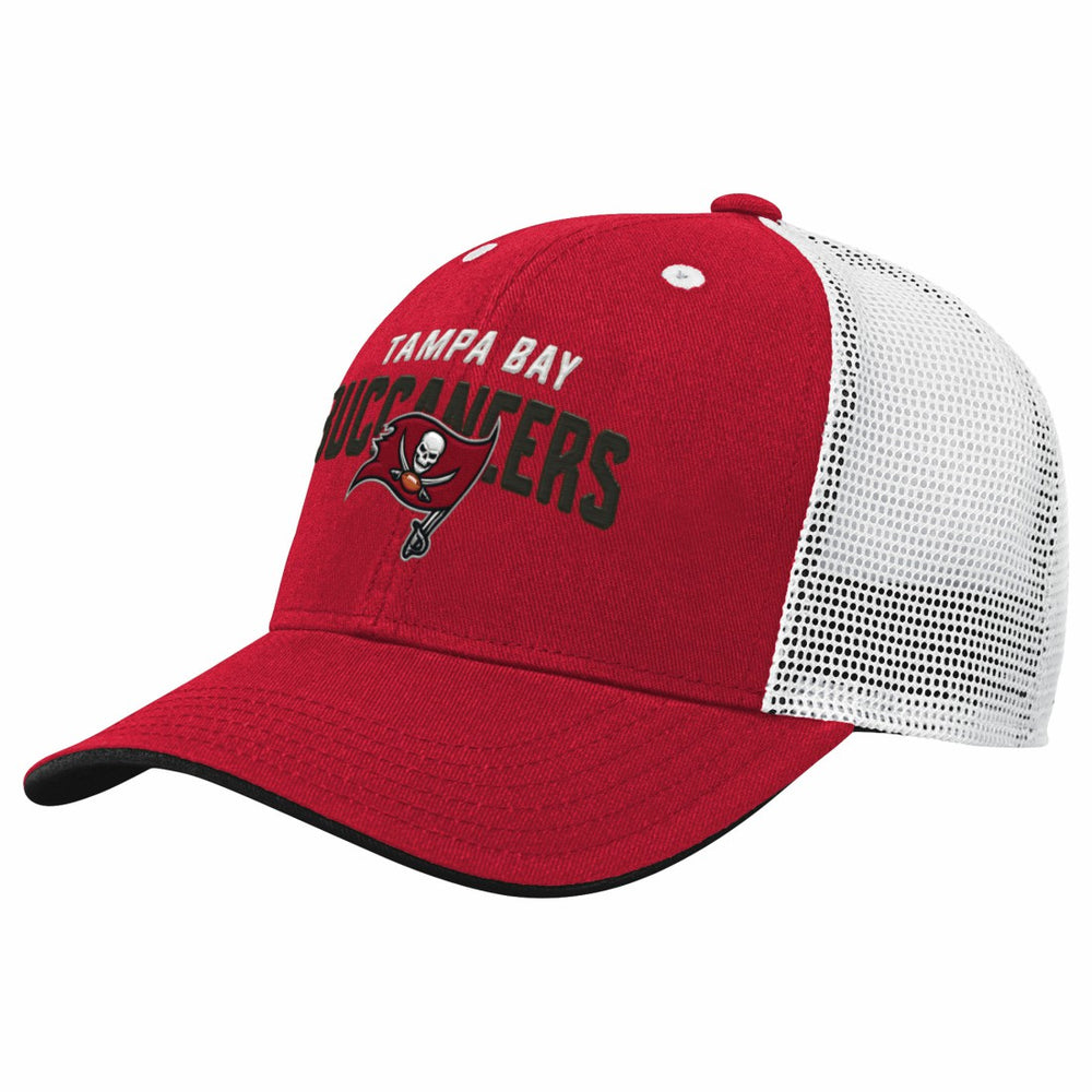 Outerstuff Youth Core Lockup Trucker Adjustable Hat - Tampa Bay Buccaneers Hats