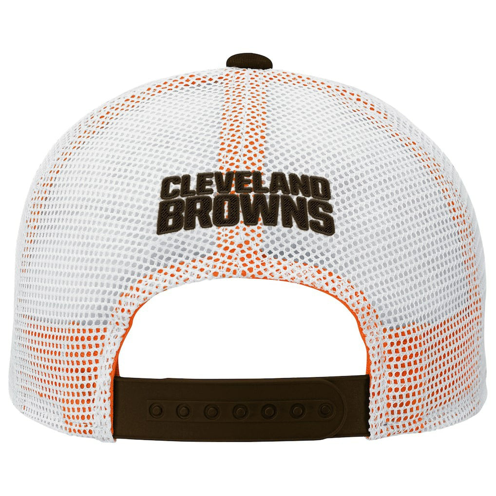 Outerstuff Preschool Core Lockup Trucker Adjustable hat - Cleveland Browns Hats