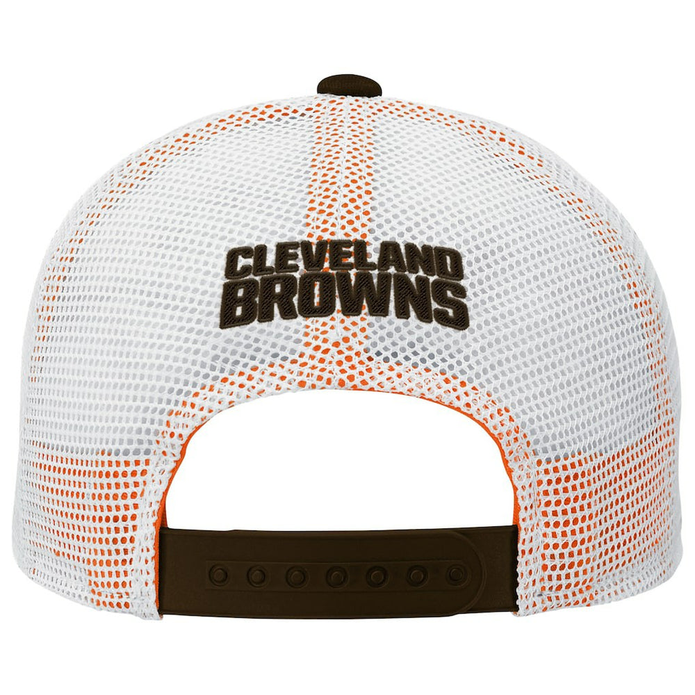 Outerstuff Preschool Core Lockup Trucker Adjustable hat - Cleveland Browns Hats