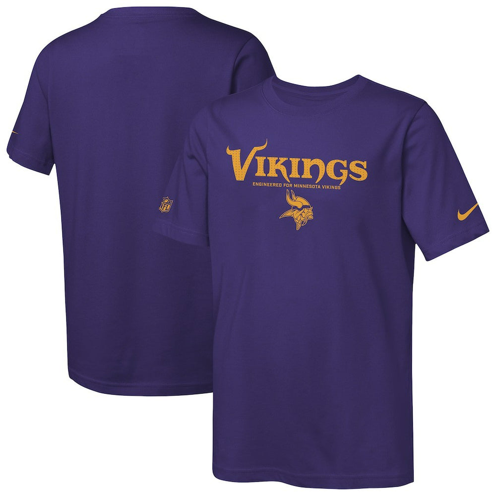 Youth Sideline Team Issue T-Shirt - Minnesota Vikings T-shirts
