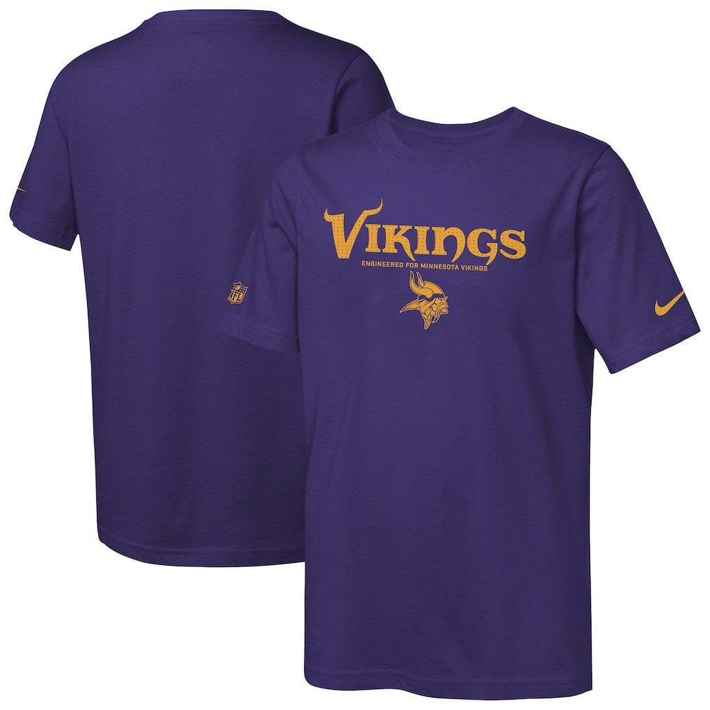 Youth Sideline Team Issue T-Shirt - Minnesota Vikings T-shirts