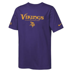 Youth Sideline Team Issue T-Shirt - Minnesota Vikings T-shirts