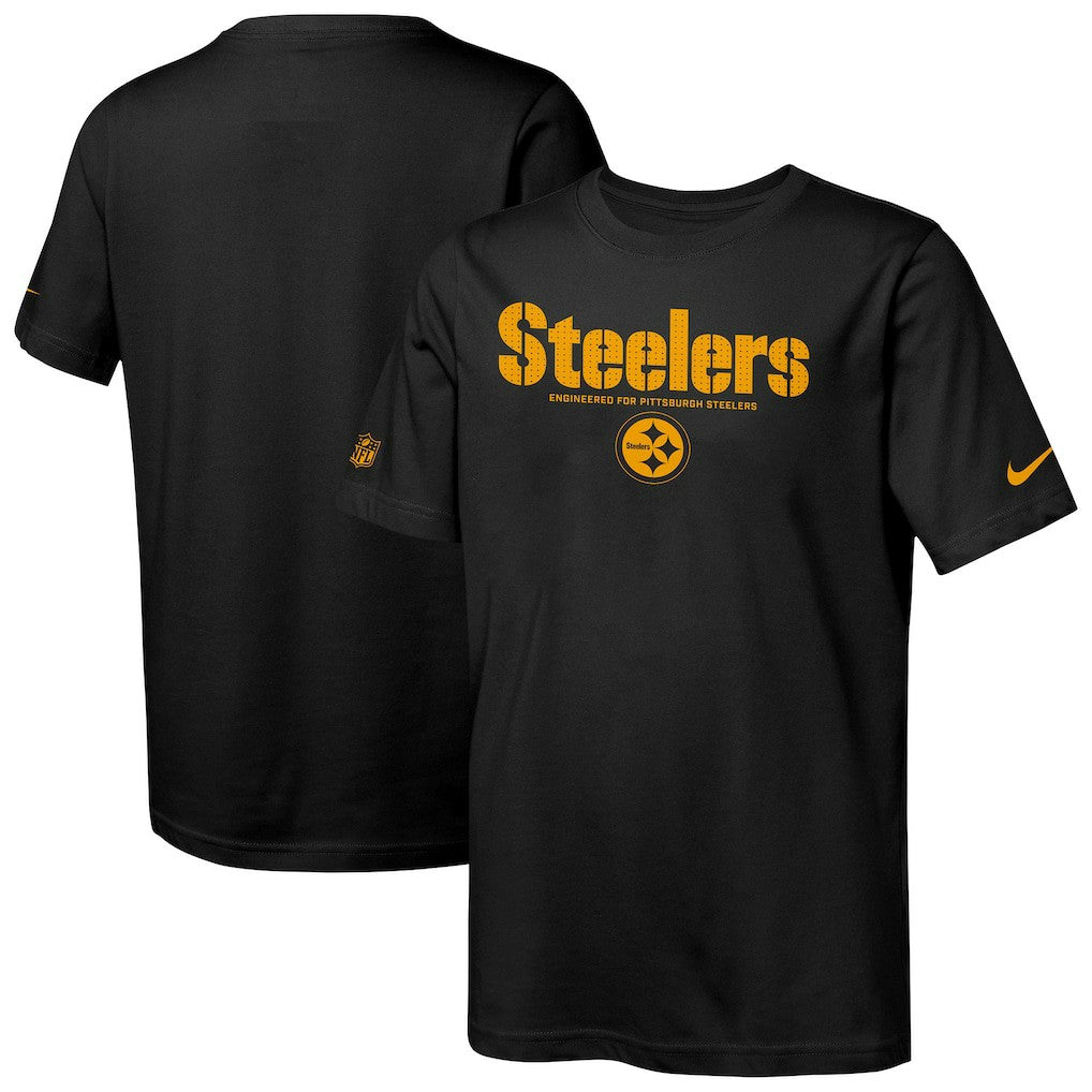 Youth Sideline Team Issue T-Shirt - Pittsburgh Steelers T-shirts