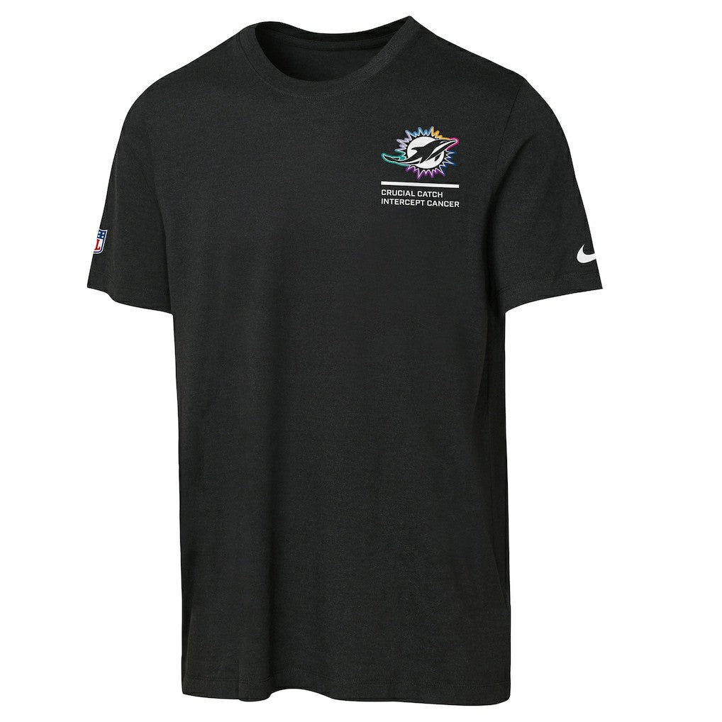 Youth 2025 NFL Crucial Catch Tri-Blend Dri-FIT T-Shirt - Miami Dolphins T-shirts