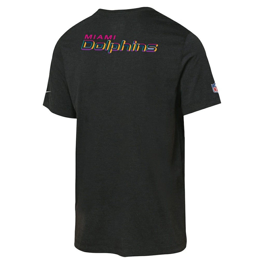Youth 2025 NFL Crucial Catch Tri-Blend Dri-FIT T-Shirt - Miami Dolphins T-shirts