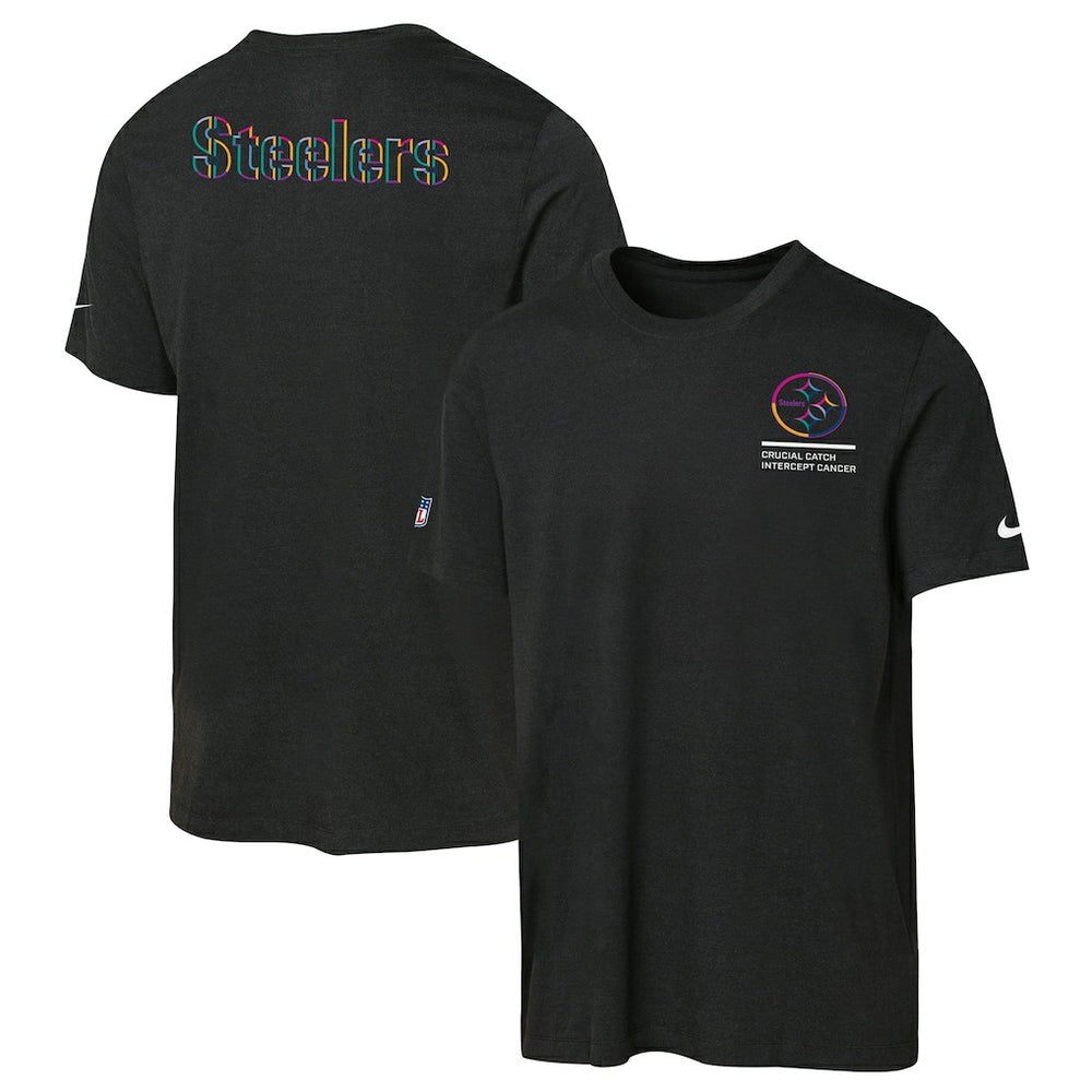 Youth 2025 NFL Crucial Catch Tri-Blend Dri-FIT T-Shirt - Pittsburgh Steelers T-shirts