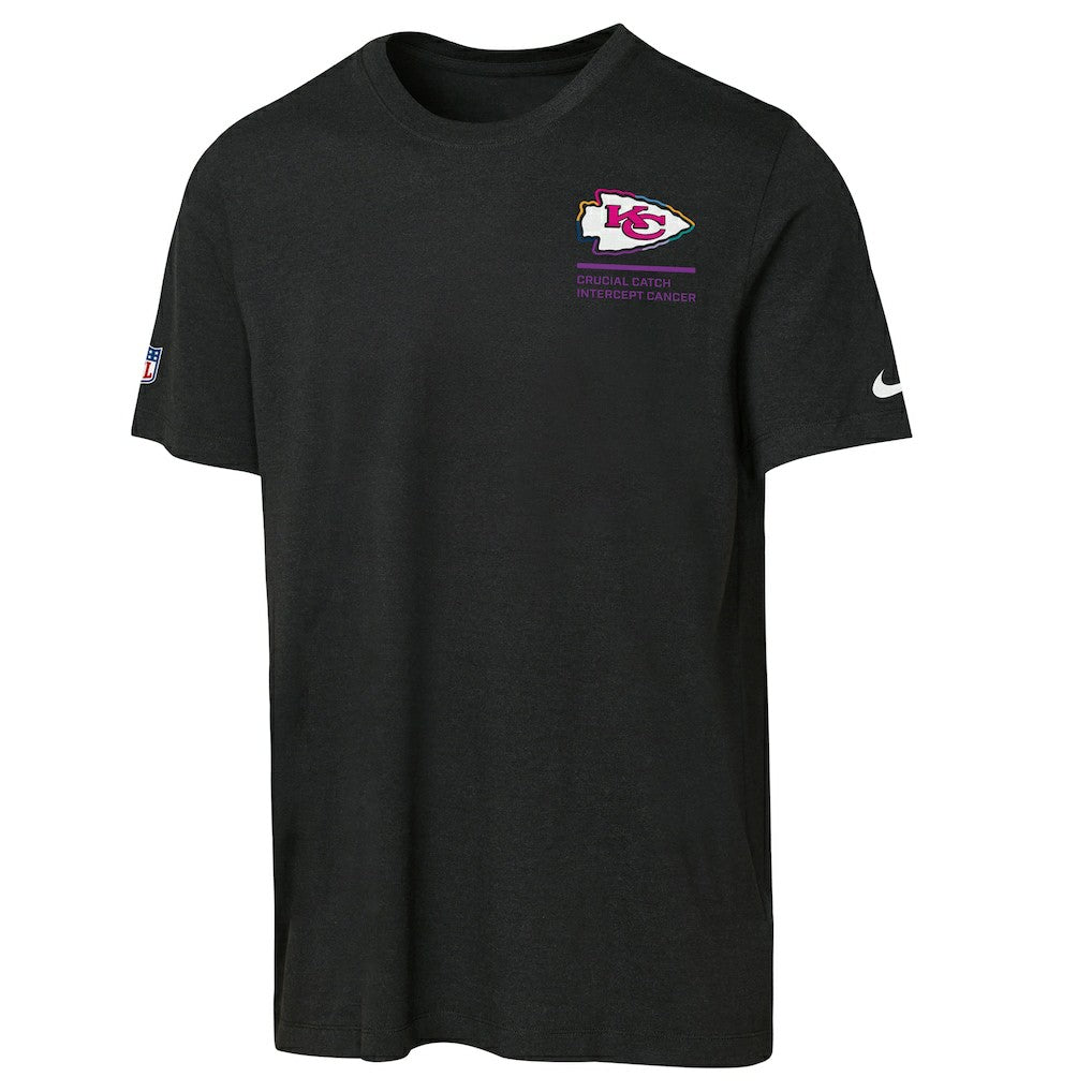 Youth 2025 NFL Crucial Catch Tri-Blend Dri-FIT T-Shirt - Kansas City Chiefs T-shirts