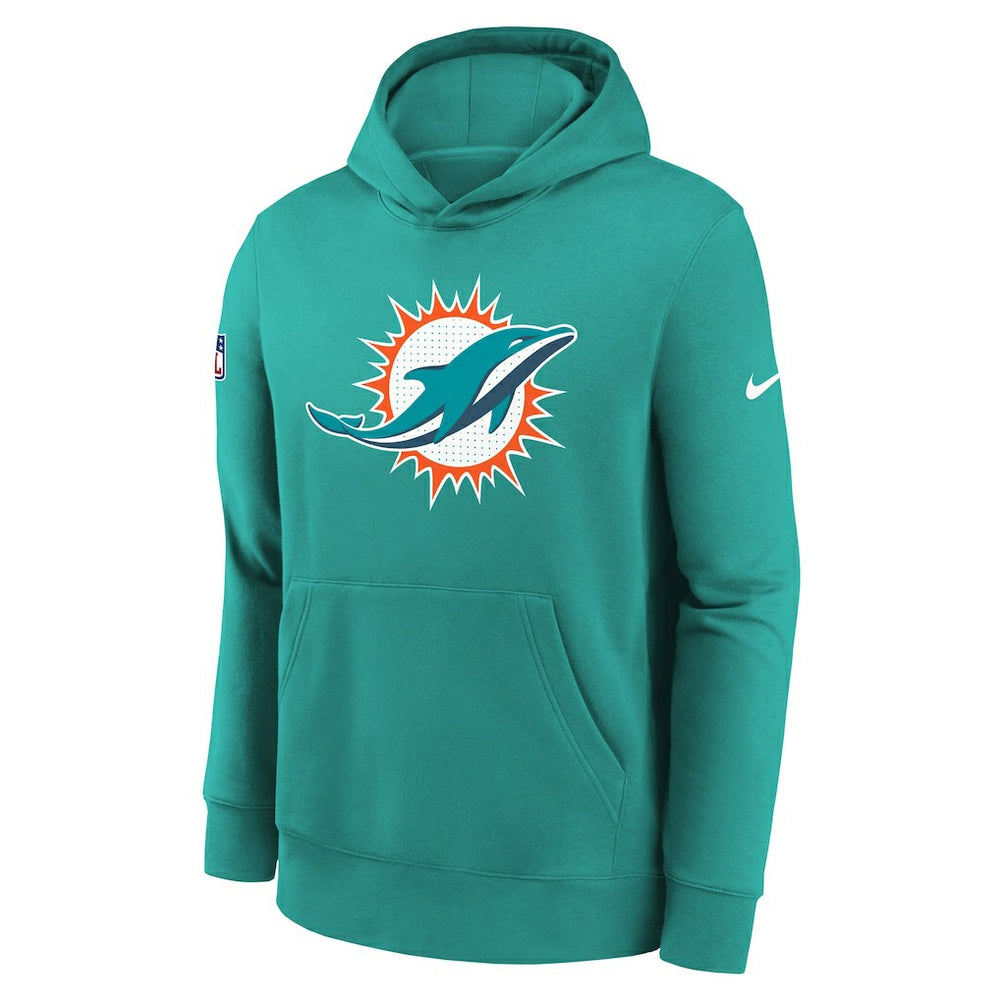 Youth Sideline Club Fleece Hoodie - Miami Dolphins Hoodies