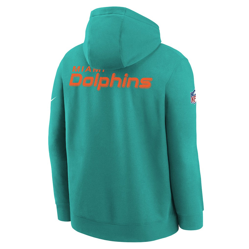 Youth Sideline Club Fleece Hoodie - Miami Dolphins Hoodies