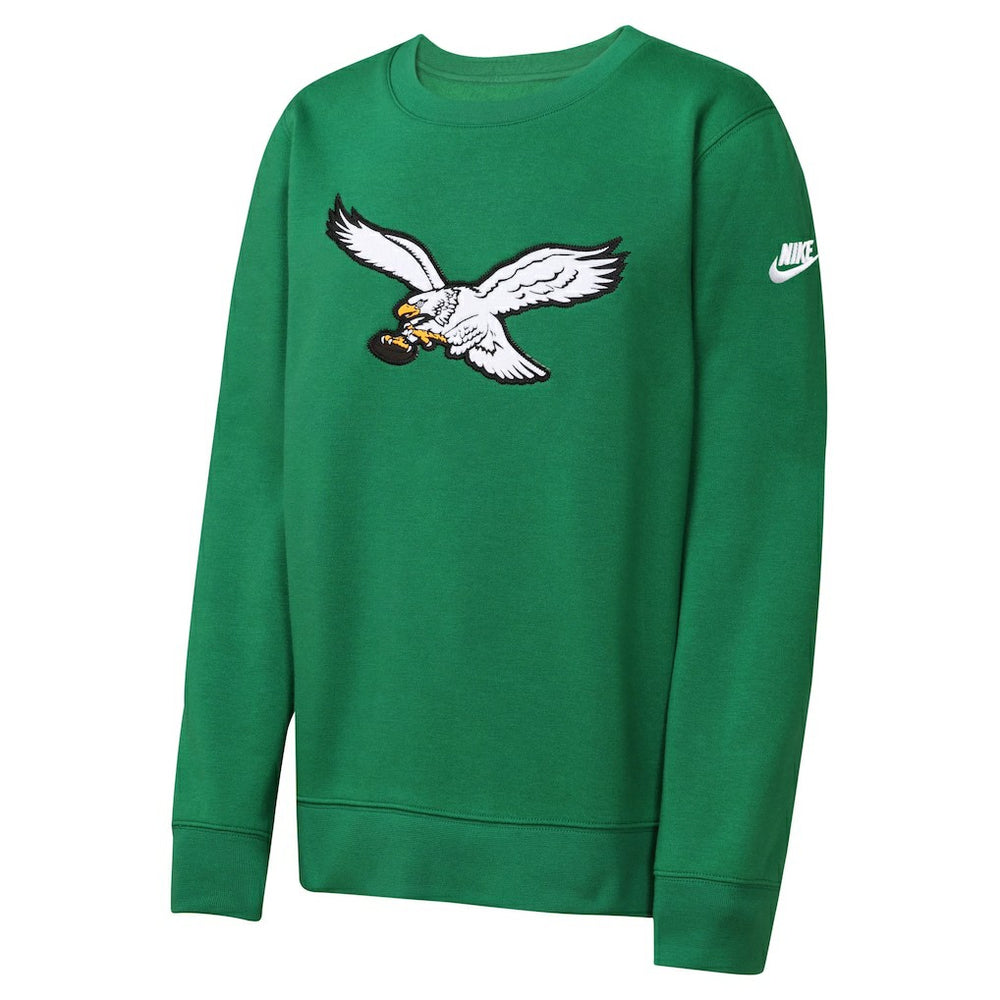 Youth Rewind Essential Pullover Crewneck Sweatshirt - Philadelphia Eagles Pullover