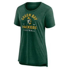 Women's Vintage Arch Tri-Blend T-Shirt - Green Bay Packers T-shirts