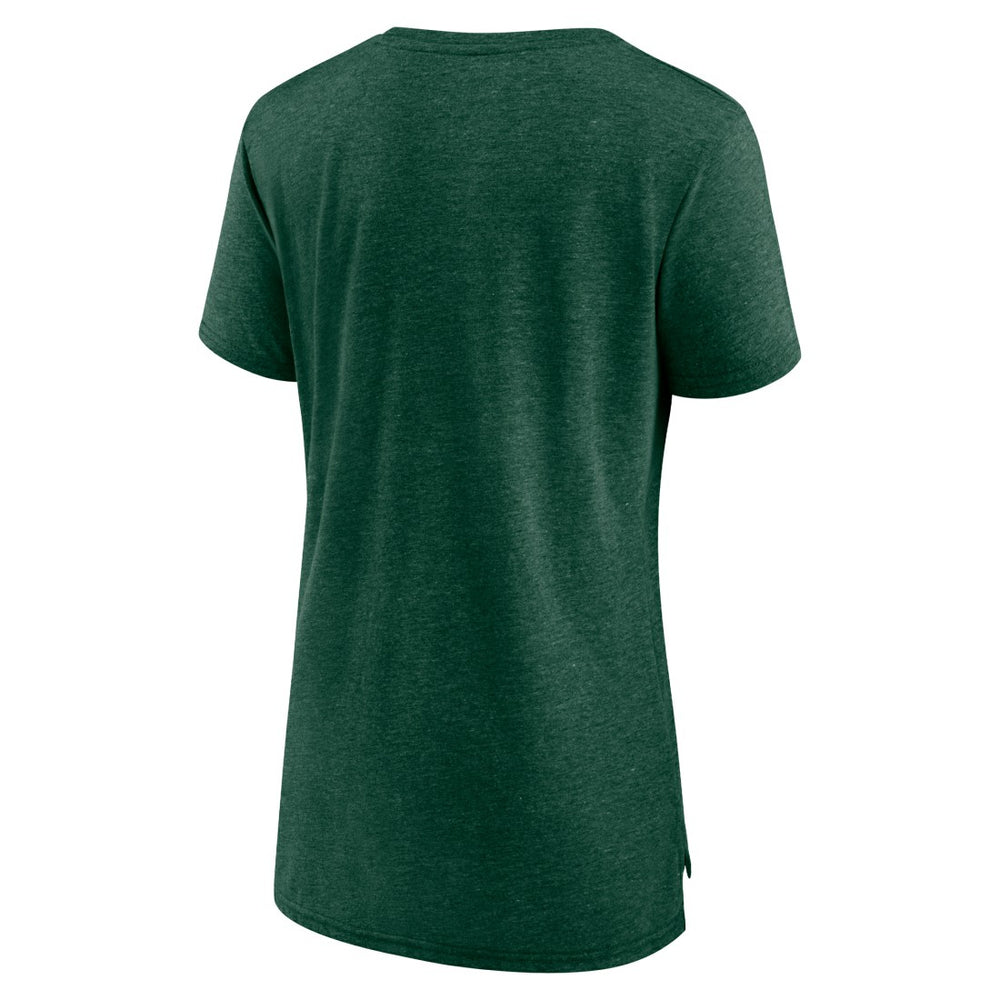 Women's Vintage Arch Tri-Blend T-Shirt - Green Bay Packers T-shirts