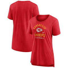 Women's Vintage Arch Tri-Blend T-Shirt - Kansas City Chiefs T-shirts