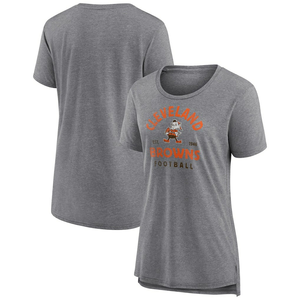 Women's Vintage Arch Tri-Blend T-Shirt - Cleveland Browns T-shirts