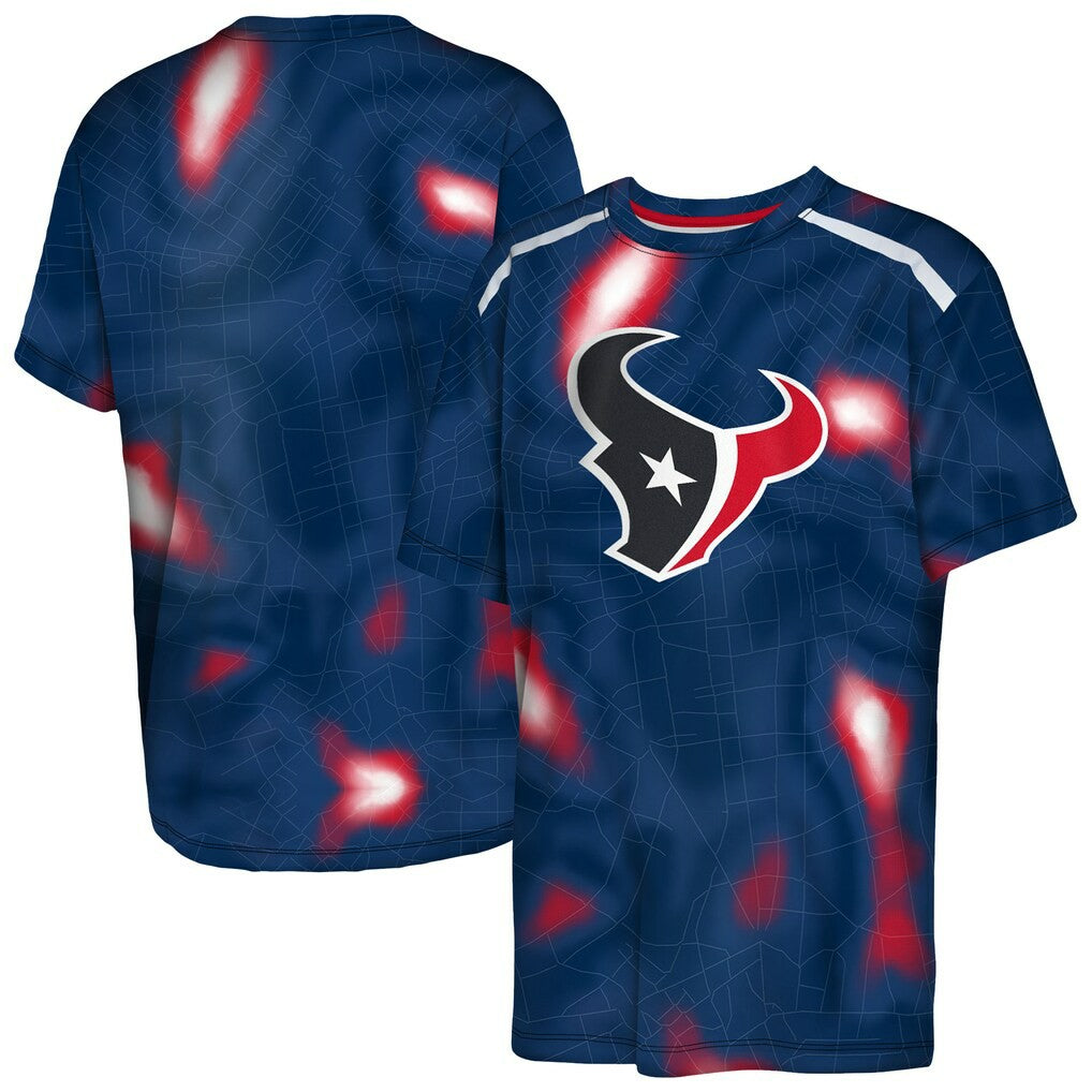 Outerstuff Youth End Zone Dri-Tek T-Shirt - Houston Texans T-shirts