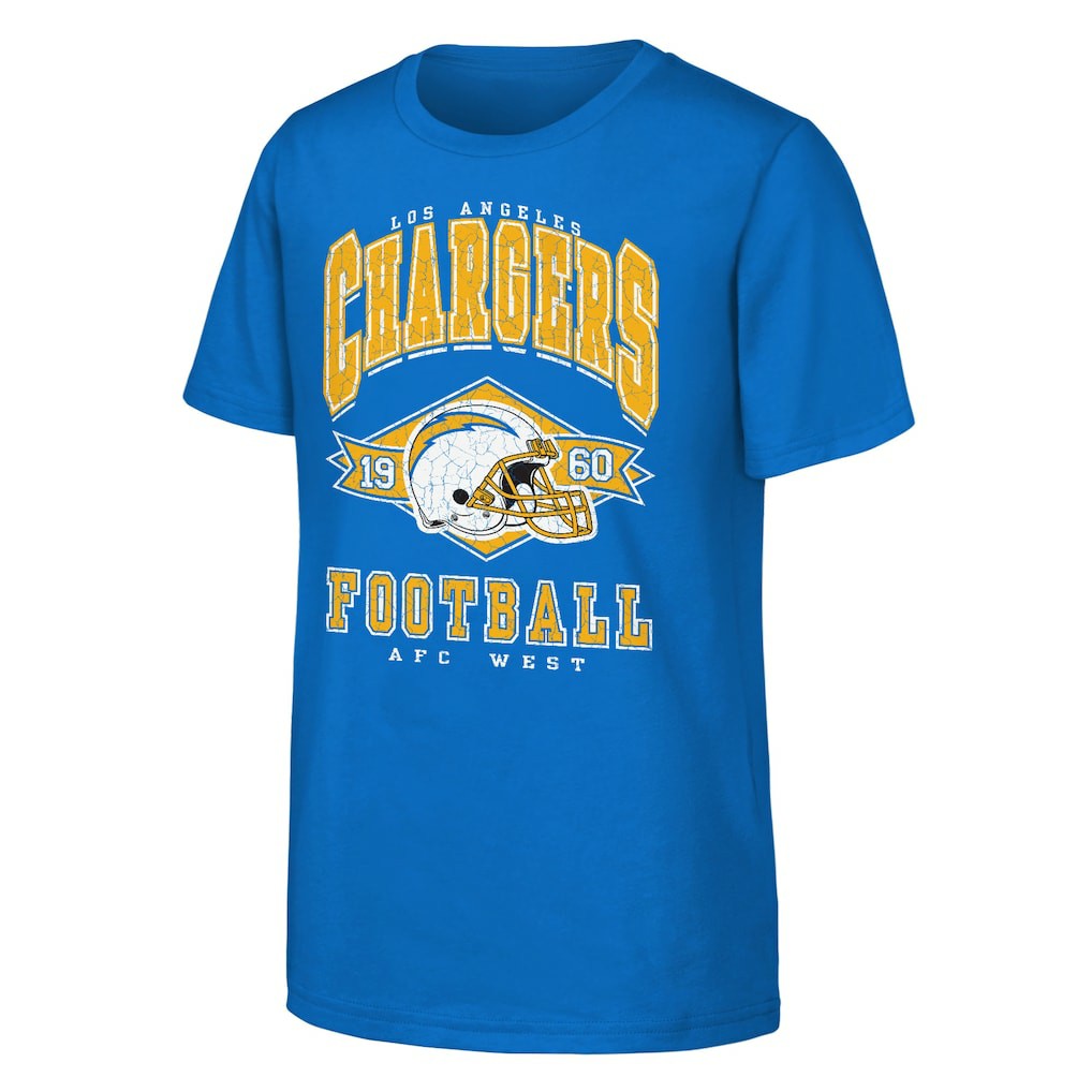 Outerstuff Youth Kick Off T-Shirt - Los Angeles Chargers T-shirts