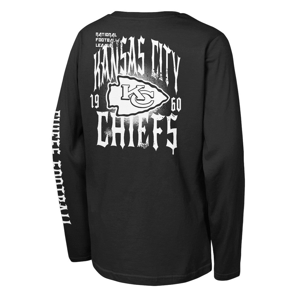 Outerstuff Youth Rumble Long Sleeve T-Shirt - Kansas City Chiefs T-shirts