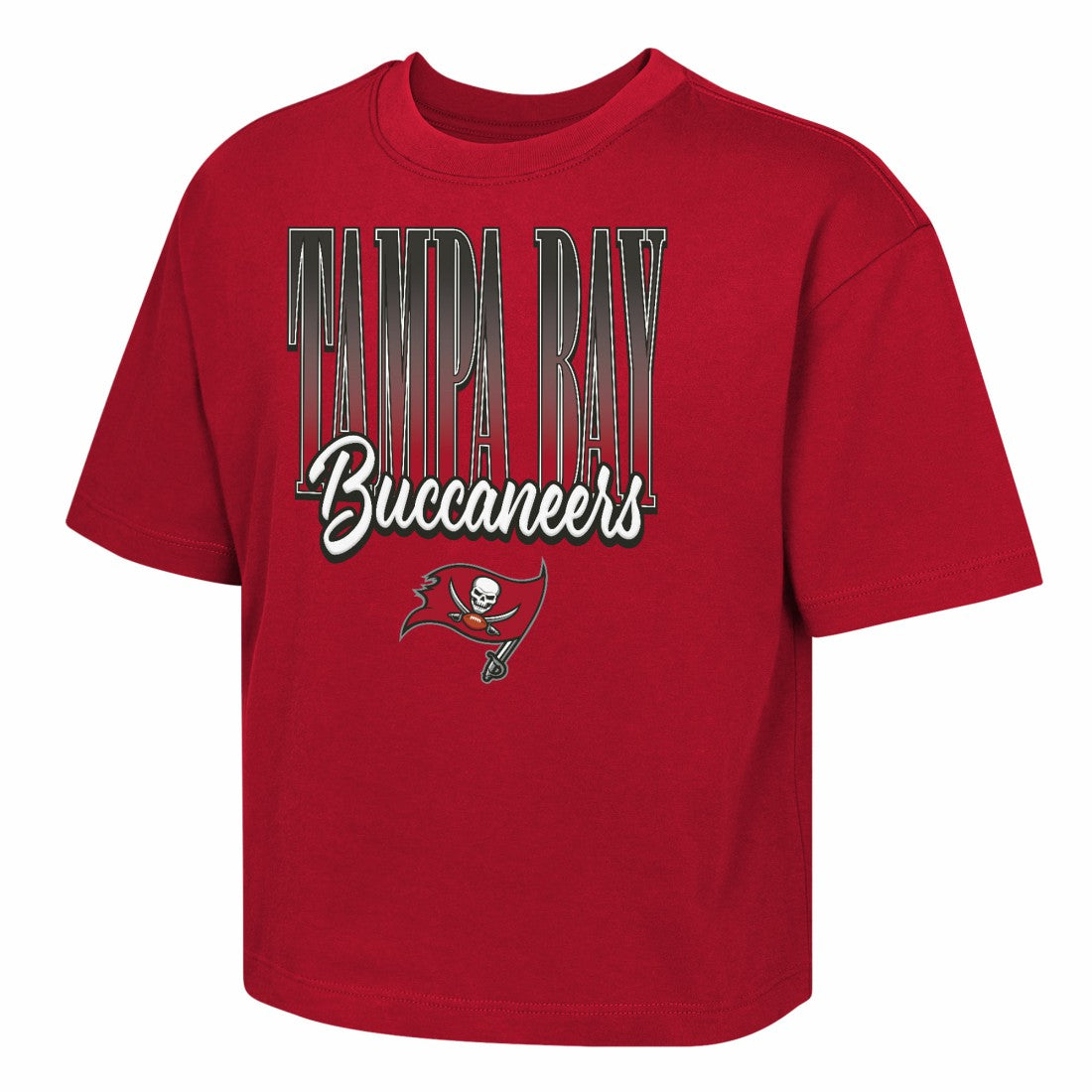 Outerstuff Girls Youth Big City Boxy T-Shirt - Tampa Bay Buccaneers T-shirts