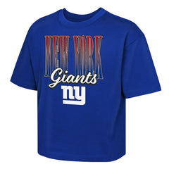 Outerstuff Girls Youth Big City Boxy T-Shirt - New York Giants T-shirts