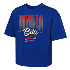 Outerstuff Girls Youth Big City Boxy T-Shirt - Buffalo Bills T-shirts