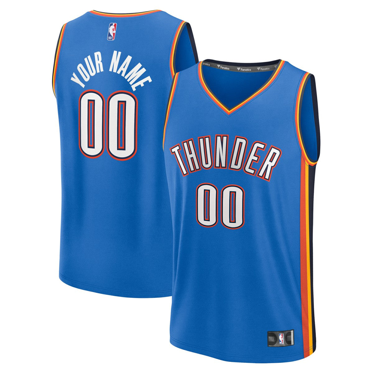 Fanatics Oklahoma City Thunder Fast Break Custom Jersey