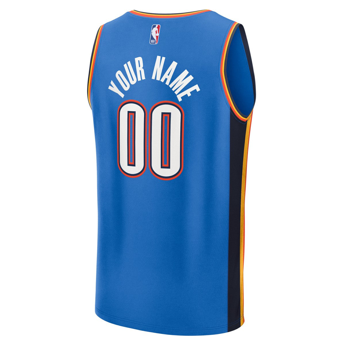Fanatics Oklahoma City Thunder Youth Fast Break Custom Replica Jersey