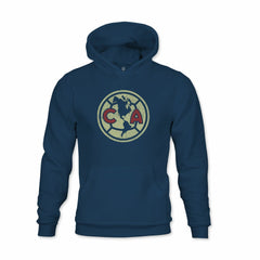 Club America 1863FC Youth Color Badge Fleece Pullover Hoodie