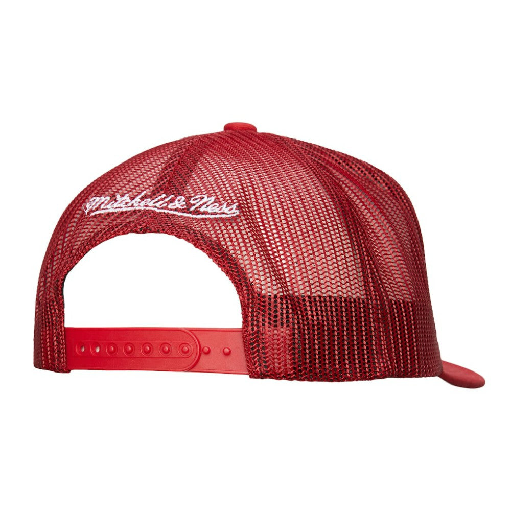 NHL Detroit Red Wings Mitchell & Ness Gridlock Trucker Adjustable Hat