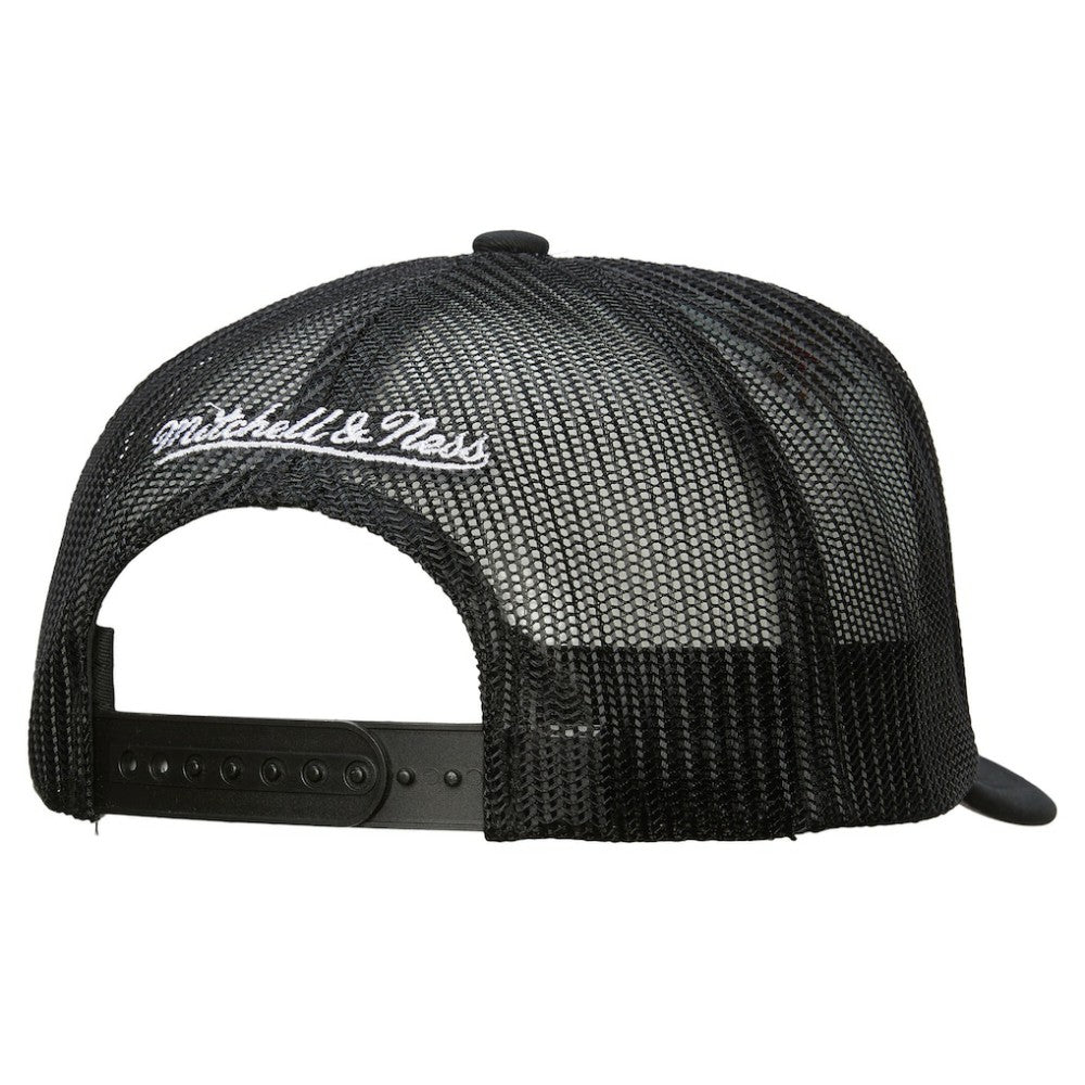 NHL Boston Bruins Mitchell & Ness Gridlock Trucker Adjustable Hat
