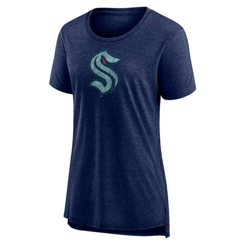 NHL Seattle Kraken Women's Slow Whistle Tri-Blend T-Shirt