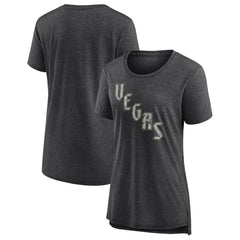 NHL Vegas Golden Knights Women's Slow Whistle Tri-Blend T-Shirt