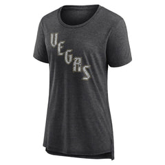 NHL Vegas Golden Knights Women's Slow Whistle Tri-Blend T-Shirt