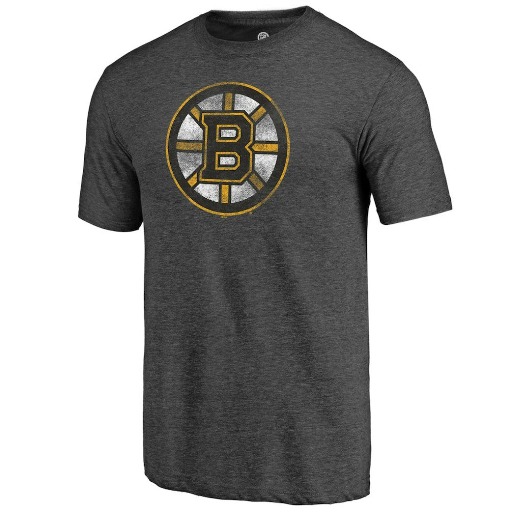 NHL Boston Bruins Distressed Tri-Blend T-Shirt