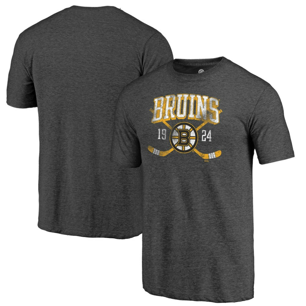 NHL Boston Bruins Line Shift Tri-Blend T-Shirt