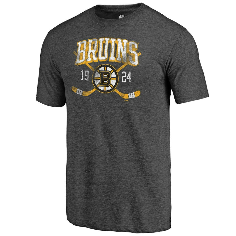 NHL Boston Bruins Line Shift Tri-Blend T-Shirt
